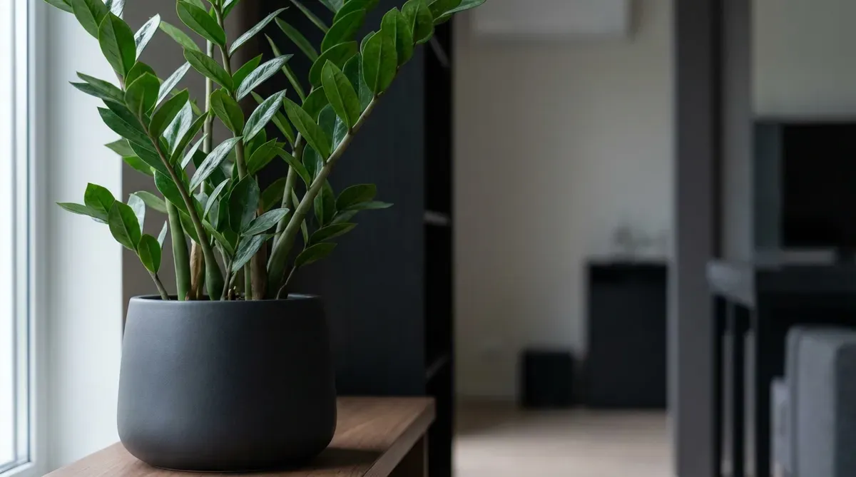 플랜테리어 입문, 식린이도 절대 실패 없는 추천 식물 3가지 3 3. 어두운 곳에서도 꿋꿋한, 금전수(돈나무)