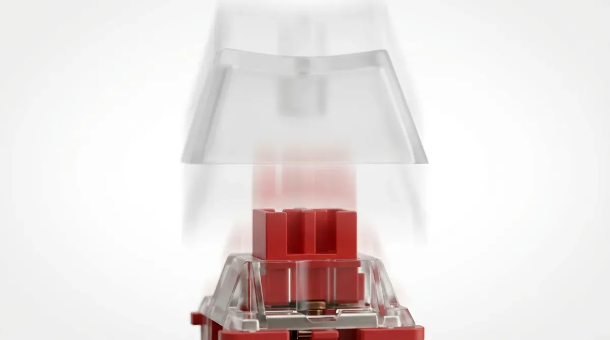 기계식 키보드 갈축 적축 차이, 나에게 맞는 스위치 선택 가이드 TOP 3 2 2. 적축(Red Switch): 구름 위를 걷는 듯한 부드러움