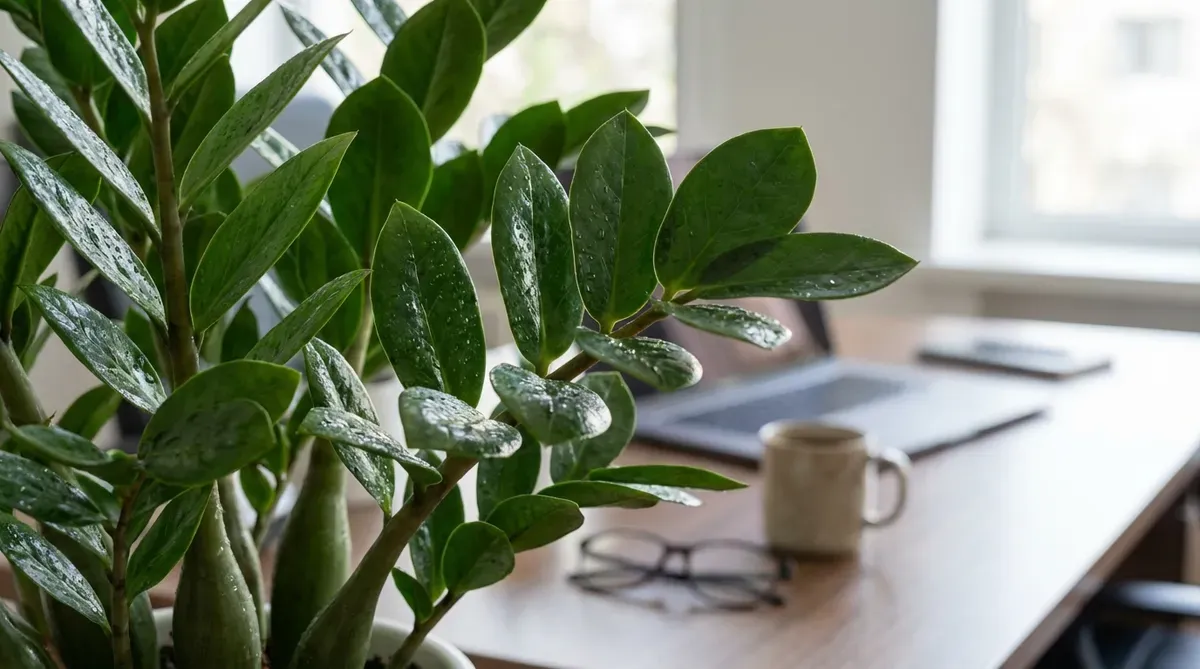 2025년 초보자도 절대 실패 없는 공기정화식물 추천 TOP 5 7 3) 돈을 부르는 식물, 금전수